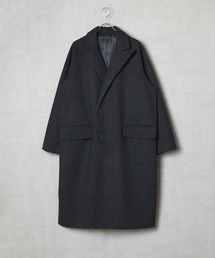 《cuffne(カフネ)》オーバーサイズニットメルトンチェスターコート