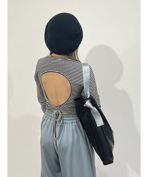 jouetie（ジュエティ）の「メタリックバイカラートートBAG（トートバッグ・レディース・ブラック/シルバー/ピンク・FREE）」の13枚目の写真