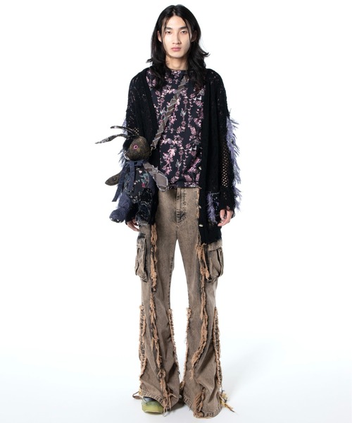 ルルムウ rurumu: ボトムス rurumu:/ルルムウ/【LHP Exclusive】drawstring 'black' denim pants