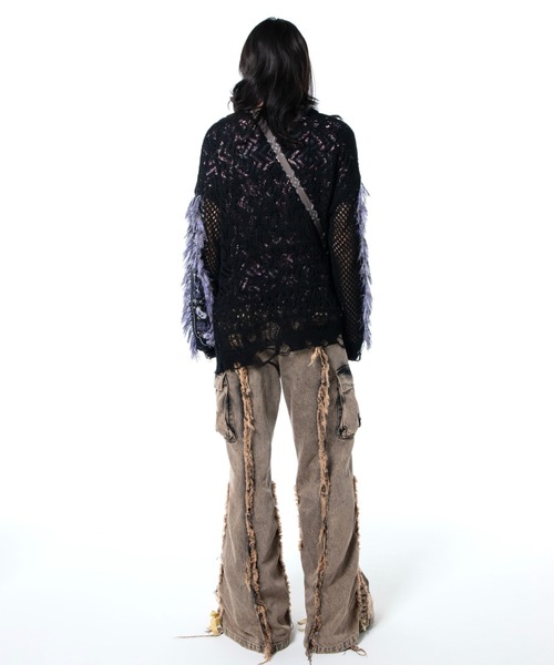 rurumu:/ルルムウ/drawstring denim pants（カーゴパンツ