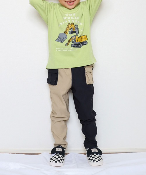 SKAPE（エスケープ）の「ﾉﾋﾞﾉﾋﾞｶｰｺﾞ（カーゴパンツ・キッズ・ベージュ/ブラック/グリーン/ブラック系その他・110cm/90cm/100cm/120cm/130cm）」の3枚目の写真