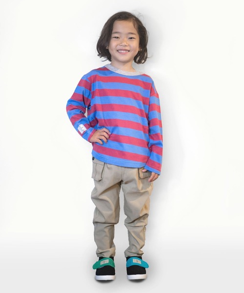 SKAPE（エスケープ）の「ﾉﾋﾞﾉﾋﾞｶｰｺﾞ（カーゴパンツ・キッズ・ベージュ/ブラック/グリーン/ブラック系その他・110cm/90cm/100cm/120cm/130cm）」の9枚目の写真