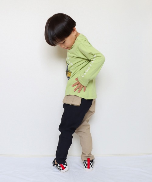SKAPE（エスケープ）の「ﾉﾋﾞﾉﾋﾞｶｰｺﾞ（カーゴパンツ・キッズ・ベージュ/ブラック/グリーン/ブラック系その他・110cm/90cm/100cm/120cm/130cm）」の11枚目の写真