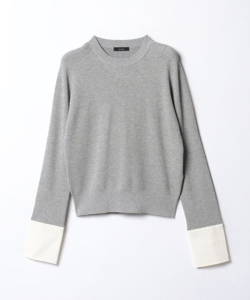 allureville（アルアバイル）の「◇シャツカフスコンビプルオーバー