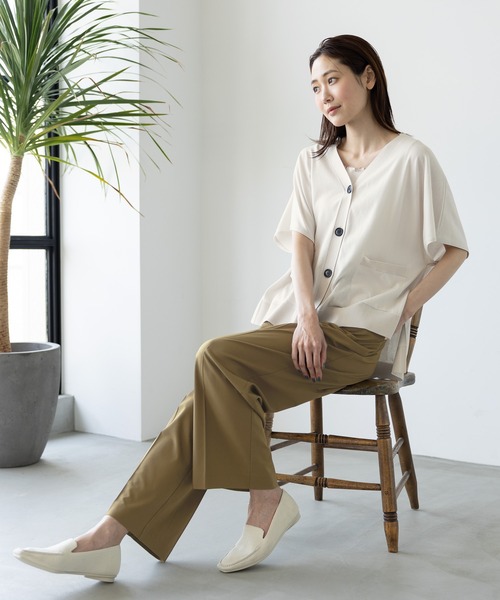 GLOBAL WORK(グローバルワーク)の「らくっション洗えるフィットローファー/991743(ローファー・レディース・シルバー/ブラック/アイボリー・LARGE/SMALL/MEDIUM)」の17枚目の写真