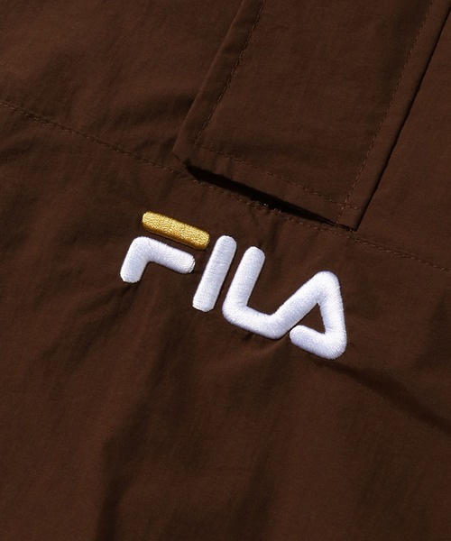 FILA(フィラ)の「【FILA/フィラ】切り替え カラーフードアノラック(ナイロンジャケット・メンズ・ブラウン/ブルー/ブラック・M/LL/L)」の11枚目の写真
