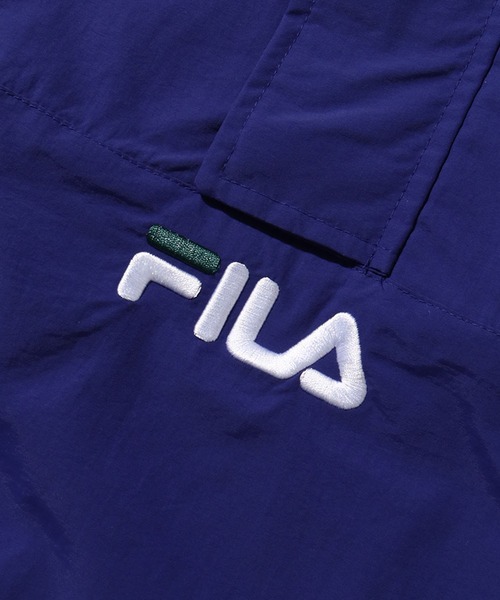 FILA(フィラ)の「【FILA/フィラ】切り替え カラーフードアノラック(ナイロンジャケット・メンズ・ブラウン/ブルー/ブラック・M/LL/L)」の13枚目の写真