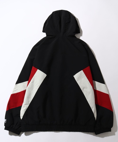 FILA(フィラ)の「【FILA/フィラ】切り替え カラーフードアノラック(ナイロンジャケット・メンズ・ブラウン/ブルー/ブラック・M/LL/L)」の5枚目の写真