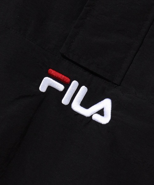 FILA(フィラ)の「【FILA/フィラ】切り替え カラーフードアノラック(ナイロンジャケット・メンズ・ブラウン/ブルー/ブラック・M/LL/L)」の9枚目の写真