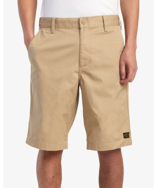 【直営店限定】RVCA メンズ 【RECESSION COLLECTION】 AMERICANA SHORT ウォークパンツ/ショートパンツ 【2024年春夏モデル】/ルーカリラックスフィットワンポイントロゴハーフパンツ