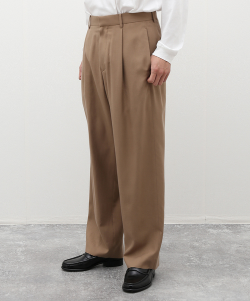 EDIFICE（エディフィス）の「【ATON/エイトン】NIDOM SILK WIDE PANTS