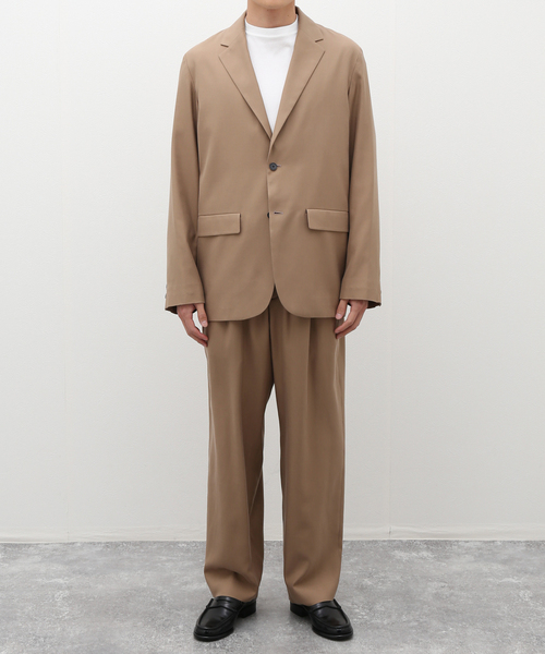EDIFICE（エディフィス）の「【ATON/エイトン】NIDOM SILK WIDE PANTS