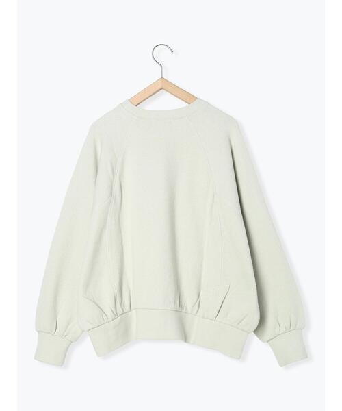 Samansa Mos2（サマンサ モスモス）の「飛び裏毛アップリケロゴスウェット（ニット/セーター・レディース・チャコールグレー/キナリ/イエロー/グリーン・F）」の20枚目の写真