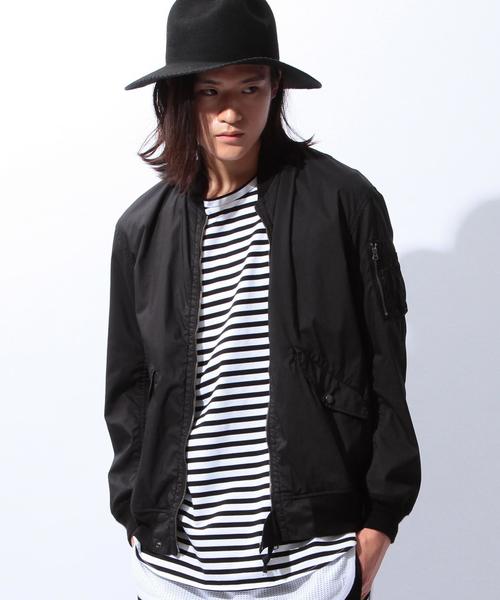 MONKEY TIME（モンキータイム）の「＜monkey time＞∴ HI/COUNT TC/STRC L-2/ブルゾン◆（ブルゾン・メンズ・ブラック/オリーブ・X-LARGE/LARGE/MEDIUM/SMALL）」の2枚目の写真