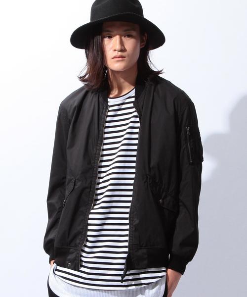 MONKEY TIME（モンキータイム）の「＜monkey time＞∴ HI/COUNT TC/STRC L-2/ブルゾン◆（ブルゾン・メンズ・ブラック/オリーブ・X-LARGE/LARGE/MEDIUM/SMALL）」の9枚目の写真