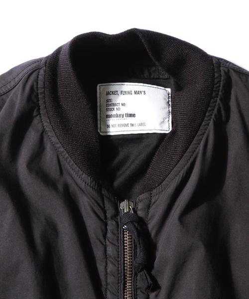 MONKEY TIME（モンキータイム）の「＜monkey time＞∴ HI/COUNT TC/STRC L-2/ブルゾン◆（ブルゾン・メンズ・ブラック/オリーブ・X-LARGE/LARGE/MEDIUM/SMALL）」の5枚目の写真