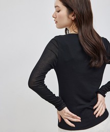 ROPE' | 【雑誌掲載】コットンナイロン二重仕立てシアープルオーバー(Tシャツ/カットソー)