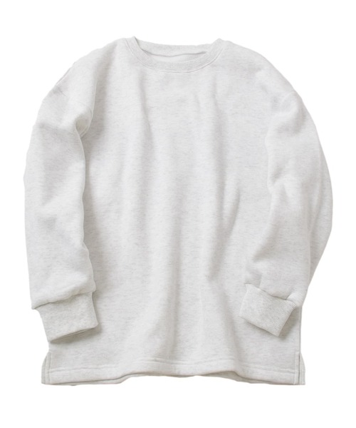 GLAZOS（グラソス）の「【大人向けサイズあり】裏起毛・バックプリントトレーナー（スウェット・キッズ・オートミール・160cm/170cm/150cm/140cm/130cm）」の6枚目の写真