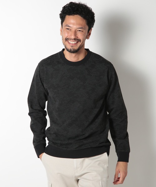 MEN'S BIGI(メンズビギ)の「ペイズリージャガードクルーネックスウェット(スウェット・メンズ・グレー/ワイン・1/2/4/3)」の13枚目の写真