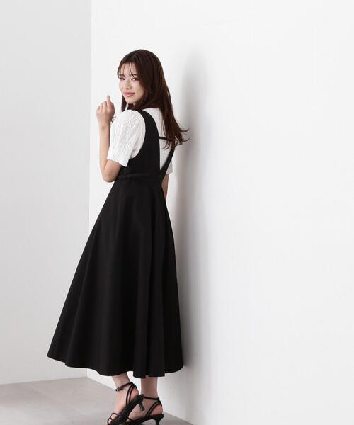 PROPORTION BODY DRESSING（プロポーションボディドレッシング）の「タフタジャンスカ / 1214140308（ワンピース・レディース・ブラック/ベージュ・MEDIUM/SMALL）」の7枚目の写真