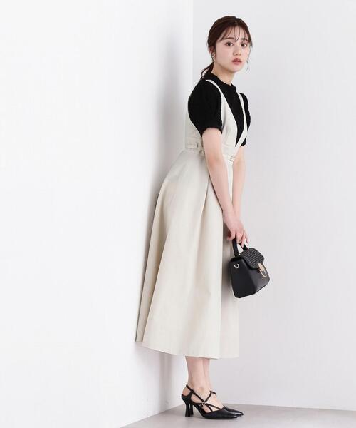 PROPORTION BODY DRESSING（プロポーションボディドレッシング）の「タフタジャンスカ / 1214140308（ワンピース・レディース・ブラック/ベージュ・MEDIUM/SMALL）」の15枚目の写真