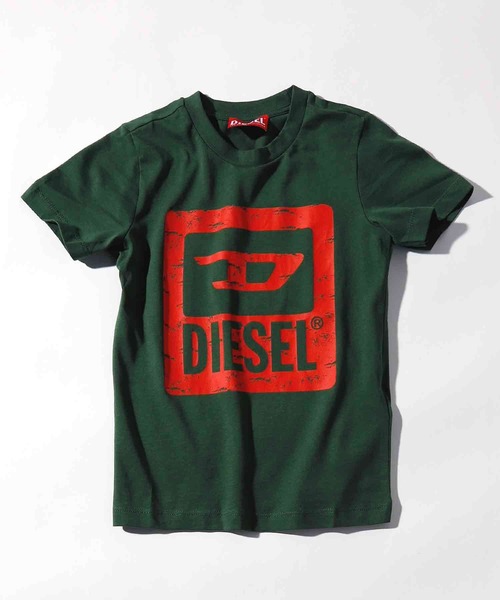 DIESEL（ディーゼル）Kids & Junior ブランドロゴ半袖Tシャツカットソー