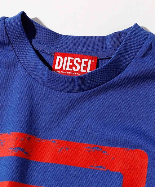 DIESEL KIDS(ディーゼルキッズ)の「DIESEL(ディーゼル)Kids & Junior ブランドロゴ半袖Tシャツカットソー(Tシャツ/カットソー・キッズ・ライトピンク/ブルー/ダークグリーン/ブラック・16Y/14Y/12Y/10Y/8Y/6Y/4Y)」の10枚目の写真