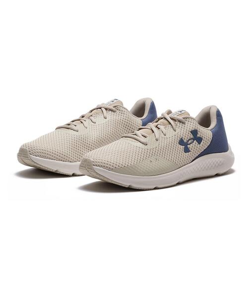 UNDER ARMOUR（アンダーアーマー）の「UAチャージド パスート3 エクストラ ワイド（ランニング/メンズ）（スニーカー・メンズ・ベージュ・28.0cm/27.5cm/26.0cm/27.0cm/25.0cm/26.5cm/25.5cm/28.5cm/29.0cm/30.0cm）」の5枚目の写真