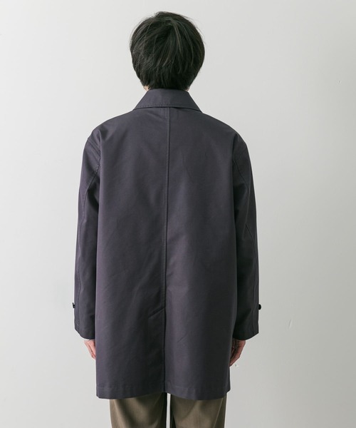 URBAN RESEARCH DOORS（アーバンリサーチドアーズ）の「撥水 T/Cツイル ミドルコート（ステンカラーコート・メンズ・ベージュ/ブラック/チャコールグレー・MEDIUM/LARGE）」の18枚目の写真