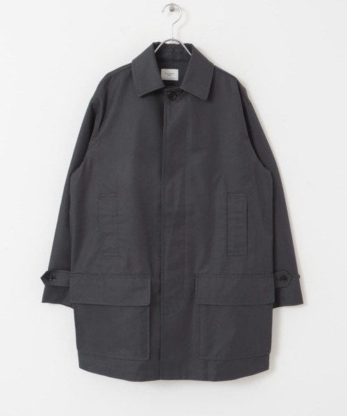 URBAN RESEARCH DOORS（アーバンリサーチドアーズ）の「撥水 T/Cツイル ミドルコート（ステンカラーコート・メンズ・ベージュ/ブラック/チャコールグレー・MEDIUM/LARGE）」の12枚目の写真