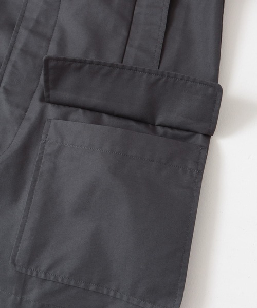 URBAN RESEARCH DOORS（アーバンリサーチドアーズ）の「撥水 T/Cツイル ミドルコート（ステンカラーコート・メンズ・ベージュ/ブラック/チャコールグレー・MEDIUM/LARGE）」の5枚目の写真