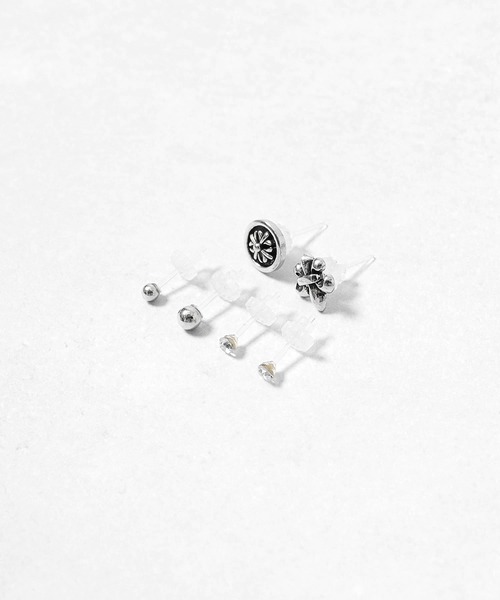 Diliraba(ディリラバ)の「Diliraba 6点セット アレルギー対応 樹脂ポスト ピアス DEU06D(ピアス(両耳用)・メンズ・B/N/M/L/K/R/P/I/G/X/Q/O/J/H/A/W/V/U/T/S/F/E/D/C・FREE)」の6枚目の写真