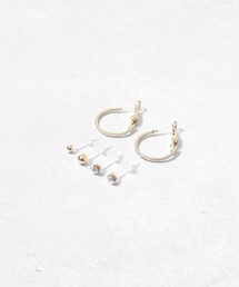 Diliraba（ディリラバ）の「Diliraba 6点セット アレルギー対応 樹脂ポスト ピアス DEU06D（ピアス（両耳用））」