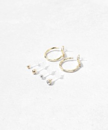 Diliraba（ディリラバ）の「Diliraba 6点セット アレルギー対応 樹脂ポスト ピアス DEU06D（ピアス（両耳用））」
