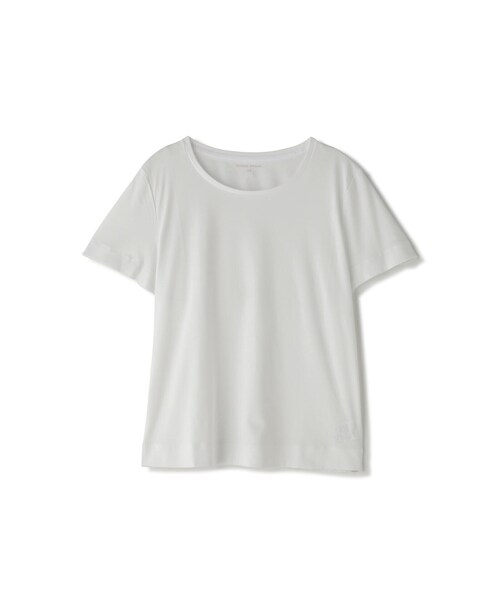 human woman（ヒューマンウーマン）の「◆オーガニックコットンスムースＴシャツ（Tシャツ/カットソー・レディース・グレー/ホワイト・MEDIUM/LARGE）」の21枚目の写真