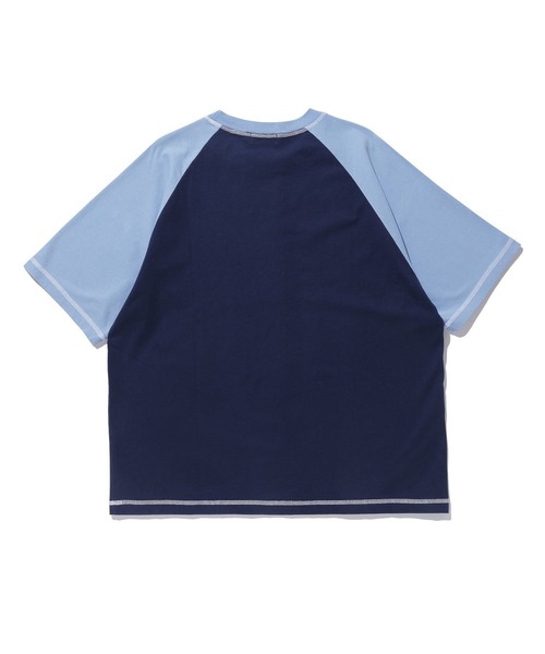 XLARGE（エクストララージ）の「COLOR SCHEME STITCH RAGLAN S/S TEE（Tシャツ/カットソー・メンズ・ホワイト/ブラック/ネイビー・M/S/XL/L）」の14枚目の写真