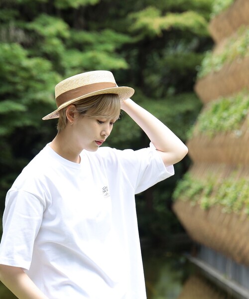 BEAMS JAPAN(ビームス ジャパン)の「〈UNISEX〉 丸高製帽所 × BEAMS JAPAN / 別注 カンカン帽(ハット・メンズ・ブラック/ブラウン・ONE SIZE)」の8枚目の写真