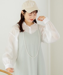 flower | ソルベギャザーシャツ(シャツ/ブラウス)