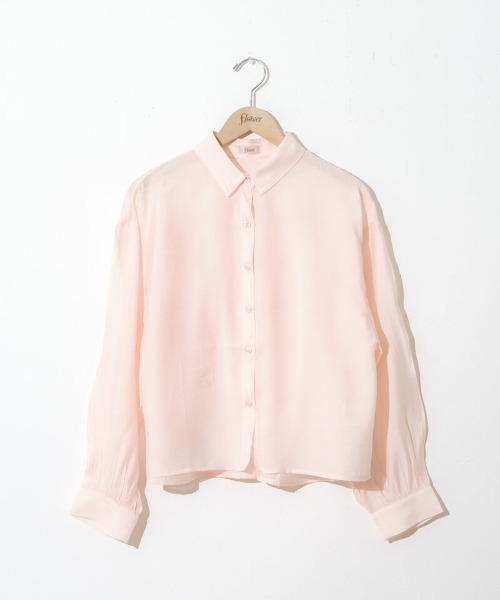 flower（フラワー）の「ソルベギャザーシャツ（シャツ/ブラウス・レディース・ピンク/ミント/アイボリー・FREE）」の18枚目の写真