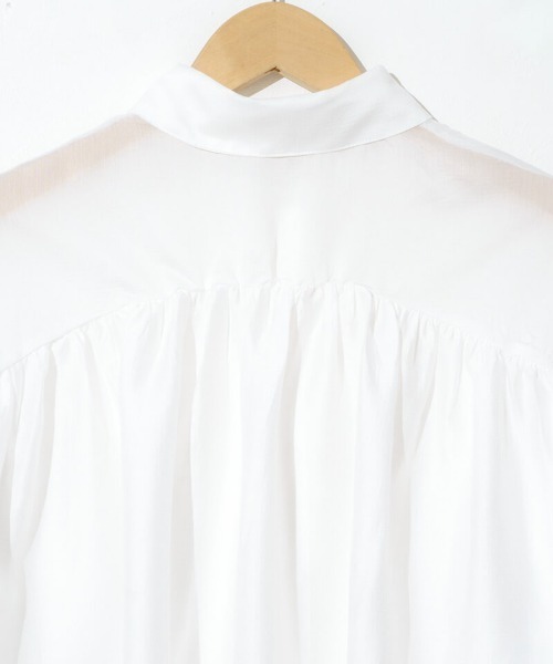 flower（フラワー）の「ソルベギャザーシャツ（シャツ/ブラウス・レディース・ピンク/ミント/アイボリー・FREE）」の22枚目の写真