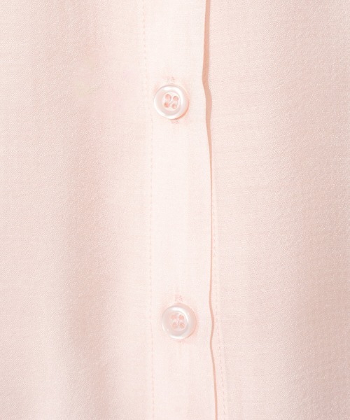 flower（フラワー）の「ソルベギャザーシャツ（シャツ/ブラウス・レディース・ピンク/ミント/アイボリー・FREE）」の7枚目の写真