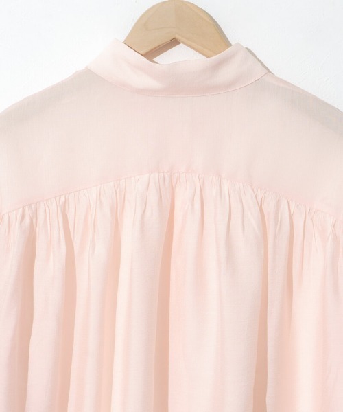 flower（フラワー）の「ソルベギャザーシャツ（シャツ/ブラウス・レディース・ピンク/ミント/アイボリー・FREE）」の8枚目の写真