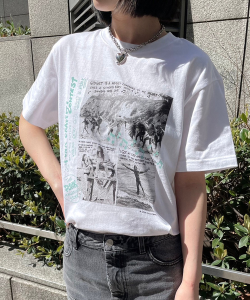 GOOD ROCK SPEED(グッドロックスピード)の「【GOOD ROCK SPEED/グッドロックスピード】 JOHN HOLMSTROM:Tシャツ(Tシャツ/カットソー・レディース・ホワイト・SMALL/MEDIUM)」の17枚目の写真