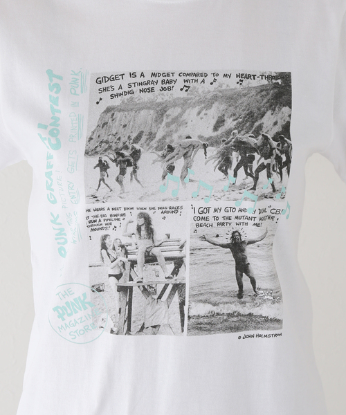 GOOD ROCK SPEED(グッドロックスピード)の「【GOOD ROCK SPEED/グッドロックスピード】 JOHN HOLMSTROM:Tシャツ(Tシャツ/カットソー・レディース・ホワイト・SMALL/MEDIUM)」の5枚目の写真