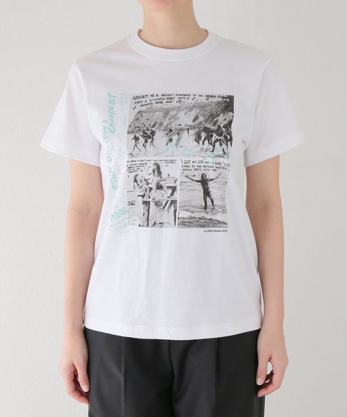 GOOD ROCK SPEED(グッドロックスピード)の「【GOOD ROCK SPEED/グッドロックスピード】 JOHN HOLMSTROM:Tシャツ(Tシャツ/カットソー・レディース・ホワイト・SMALL/MEDIUM)」の11枚目の写真