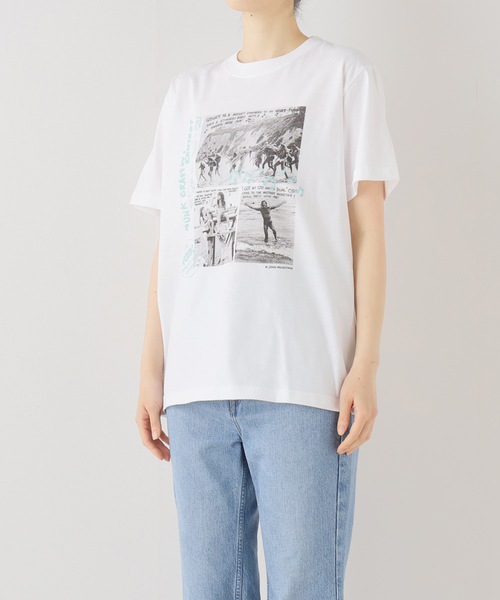 GOOD ROCK SPEED(グッドロックスピード)の「【GOOD ROCK SPEED/グッドロックスピード】 JOHN HOLMSTROM:Tシャツ(Tシャツ/カットソー・レディース・ホワイト・SMALL/MEDIUM)」の14枚目の写真