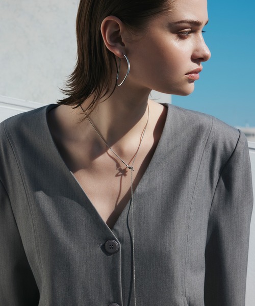 CENE（セネ）の「【CENE】セネ/ビッグドロップピアス（ピアス（両耳用）・レディース・ゴールド/シルバー・FREE）」の9枚目の写真