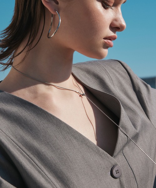 CENE（セネ）の「【CENE】セネ/ビッグドロップピアス（ピアス（両耳用）・レディース・ゴールド/シルバー・FREE）」の22枚目の写真