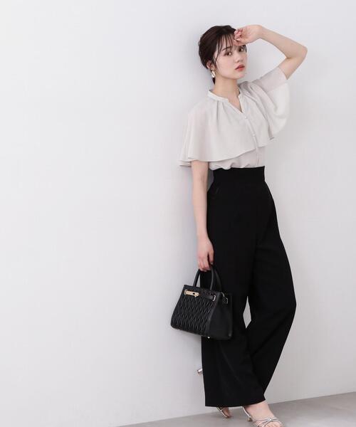 PROPORTION BODY DRESSING（プロポーションボディドレッシング）の「ケープ風ブラウス / 1214110421（シャツ/ブラウス・レディース・ベージュ/ピンク/ブルー・FREE）」の7枚目の写真