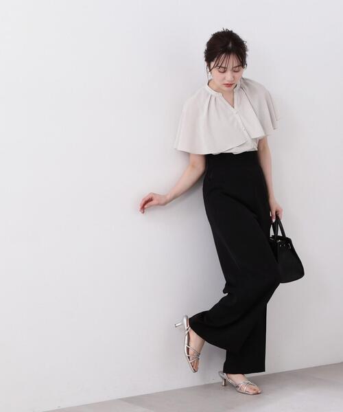 PROPORTION BODY DRESSING（プロポーションボディドレッシング）の「ケープ風ブラウス / 1214110421（シャツ/ブラウス・レディース・ベージュ/ピンク/ブルー・FREE）」の8枚目の写真